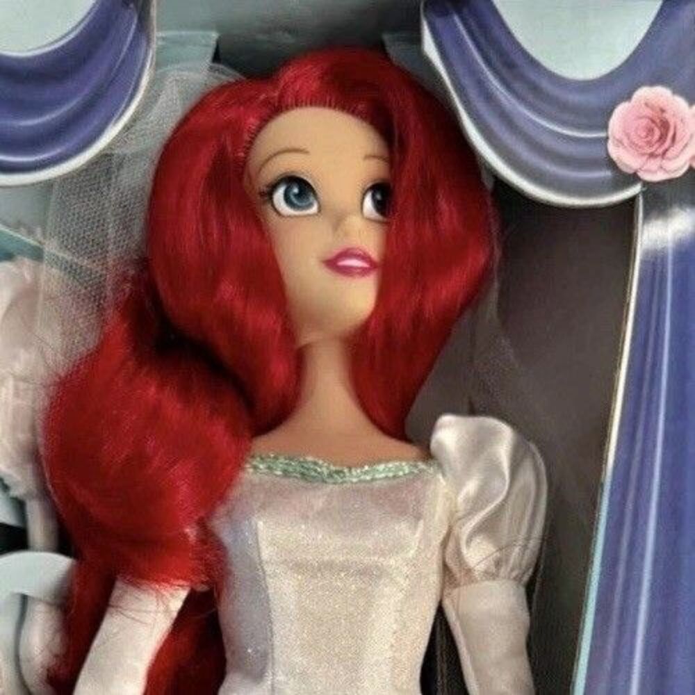 Ariel Little Mermaid Wedding Dress Doll Disney Princess Classic 11.5” NIB *Mint - Picture 3 of 8